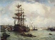 unknow artist Seascape, boats, ships and warships. 78 Sweden oil painting reproduction